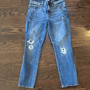 J. Crew Classic Blue Cropped Jeans